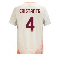 Camisa de time de futebol AS Roma Bryan Cristante #4 Replicas 2º Equipamento 2024-25 Manga Curta